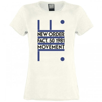 Front - Amplified Womens/Ladies Movement New Order T-Shirt