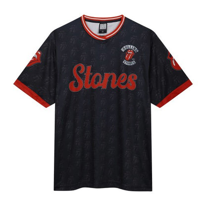 Front - Amplified Unisex Adult Rock FC The Rolling Stones T-Shirt