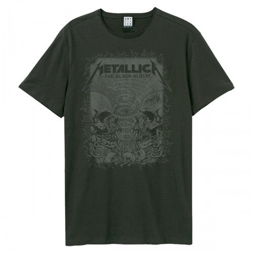 Front - Amplified Unisex Adult The Black Album Metallica T-Shirt