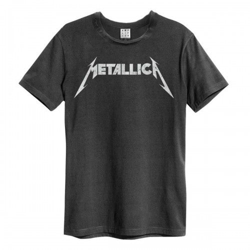 Front - Amplified Unisex Adult Logo Metallica T-Shirt