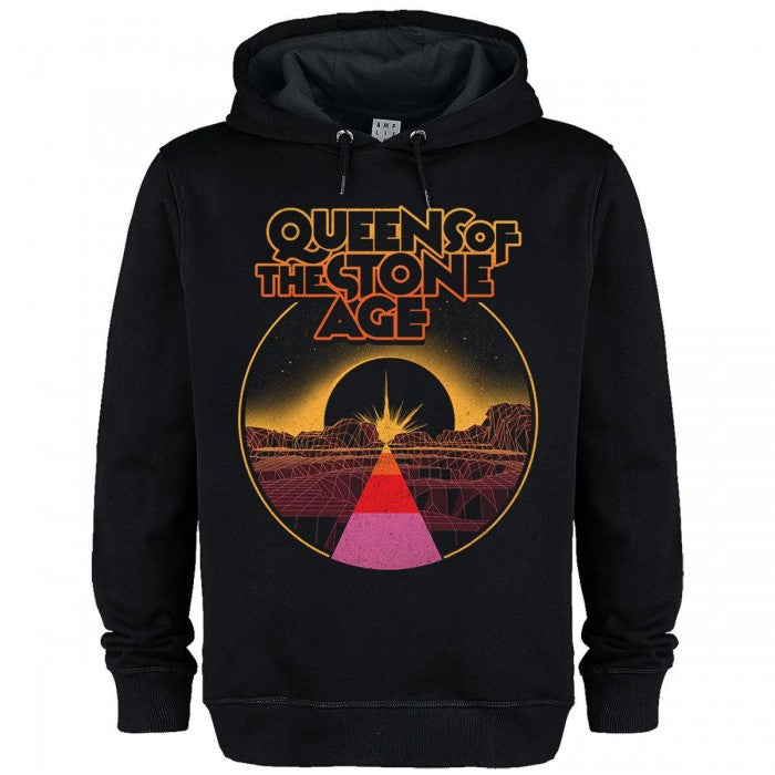Front - Amplified Unisex Adult Eye Of The Moon Queens Of The Stone Age Hoodie