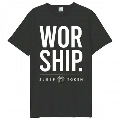 Front - Amplified Unisex Adult Worship Sleep Token T-Shirt