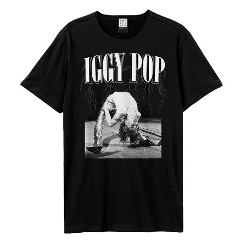 Front - Amplified Unisex Adult Pop On Stage Iggy Pop T-Shirt