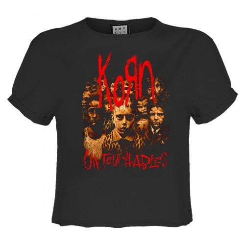 Front - Amplified Womens/Ladies Untouchables Korn Crop Top