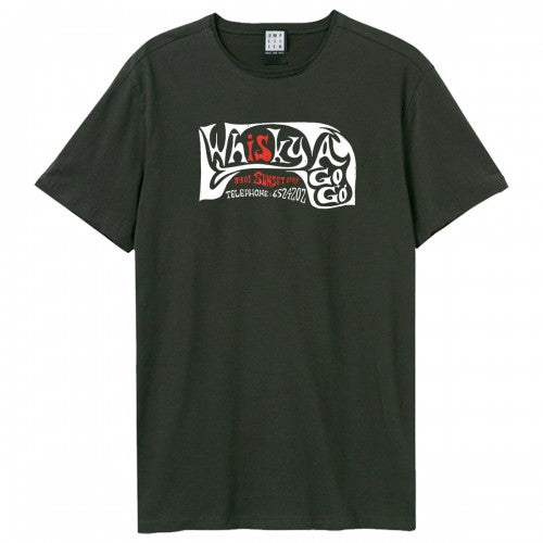 Front - Amplified Unisex Adult Sunset Strip Whisky A Go Go T-Shirt