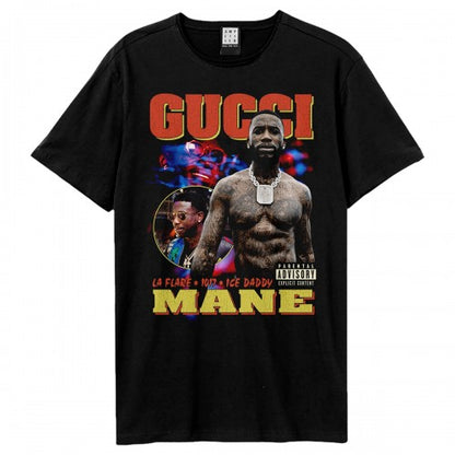 Front - Amplified Unisex Adult Collage Gucci Mane T-Shirt