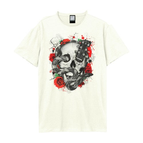 Front - Amplified Unisex Adult Snake And Strings T-Shirt
