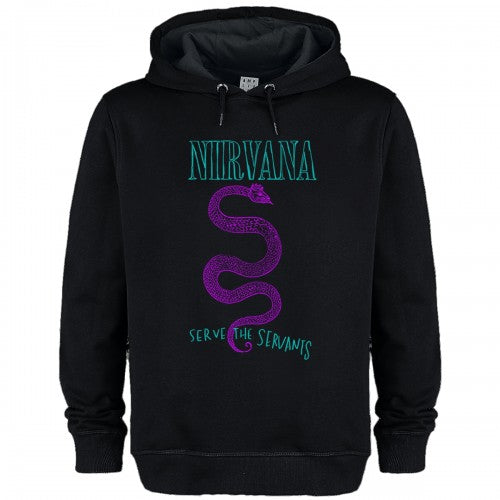 Front - Amplified Unisex Adult Serve The Serpents Nirvana Hoodie