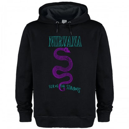 Front - Amplified Unisex Adult Serve The Serpents Nirvana Hoodie
