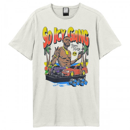 Front - Amplified Unisex Adult So Icy Gang Gucci Mane T-Shirt