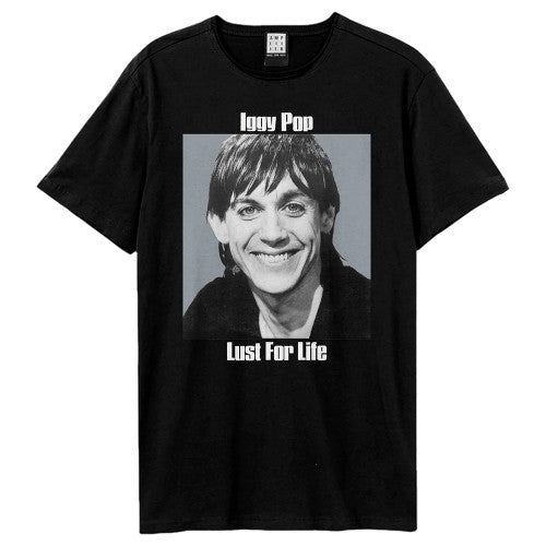 Front - Amplified Unisex Adult Lust For Life Iggy Pop T-Shirt