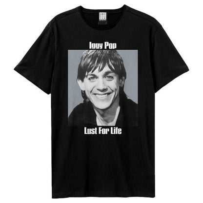 Front - Amplified Unisex Adult Lust For Life Iggy Pop T-Shirt
