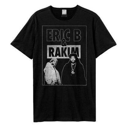 Front - Amplified Unisex Adult Blackout Eric B. & Rakim T-Shirt