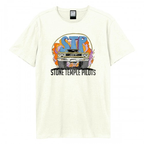 Front - Amplified Unisex Adult Vintage Muscle Car Stone Temple Pilots T-Shirt