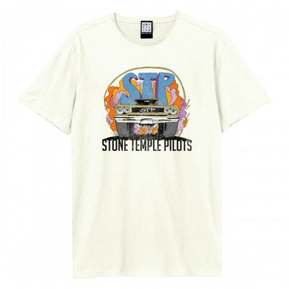 Front - Amplified Unisex Adult Vintage Muscle Car Stone Temple Pilots T-Shirt