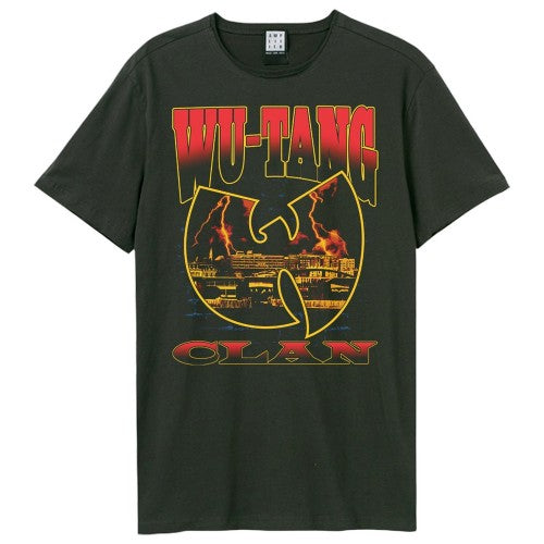 Front - Amplified Unisex Adult Bootleg Red Storm Wu-Tang Clan T-Shirt