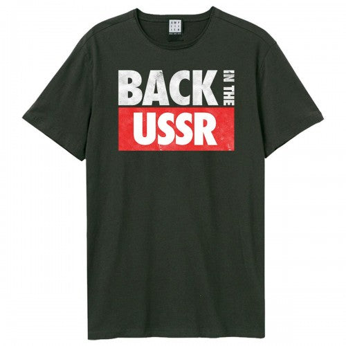 Front - Amplified Unisex Adult Back In The Ussr The Beatles T-Shirt