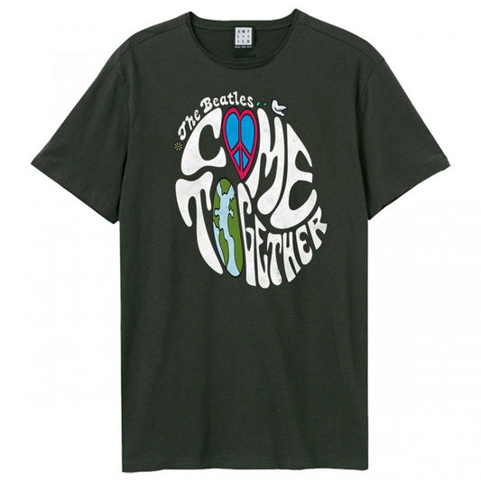 Front - Amplified Unisex Adult Come Together The Beatles T-Shirt