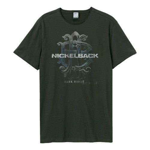 Front - Amplified Unisex Adult Dark Horse Nickelback T-Shirt