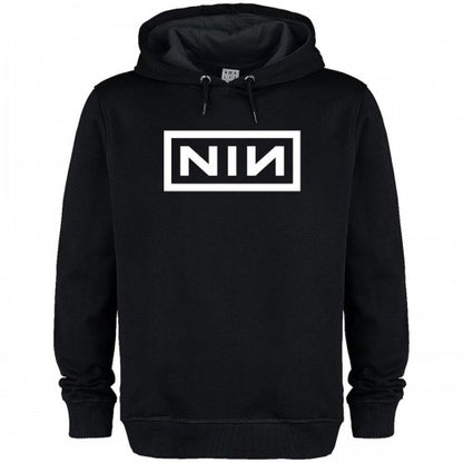 Front - Amplified Unisex Adult NIN Logo Hoodie