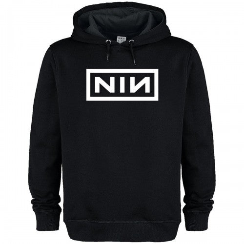 Front - Amplified Unisex Adult NIN Logo Hoodie