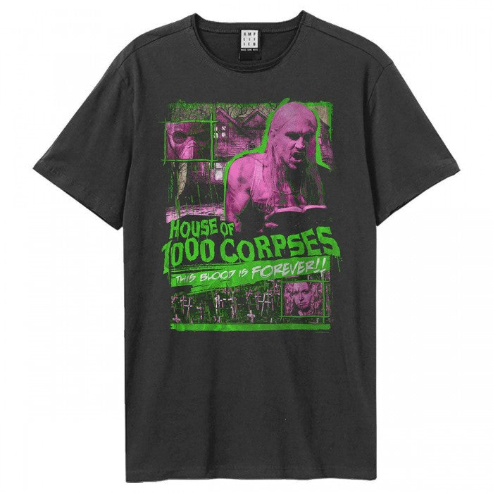 Front - Amplified Unisex Adult This Blood Forever House of 1000 Corpses T-Shirt
