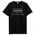 Front - Amplified Unisex Adult Definitely Maybe Distressed Oasis T-Shirt