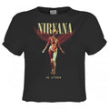 Front - Amplified Womens/Ladies In Utero Nirvana Crop T-Shirt