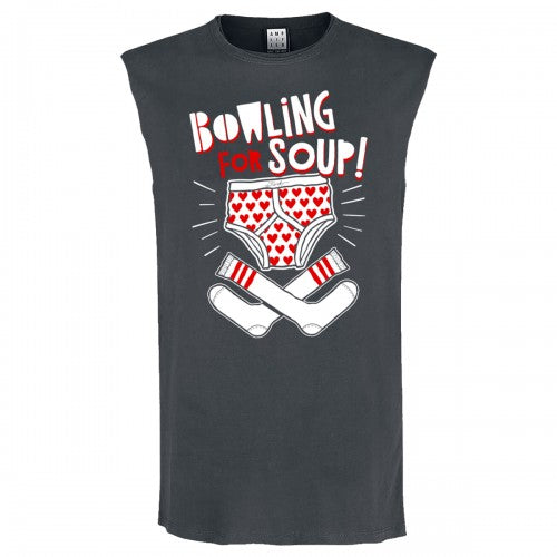 Front - Amplified Unisex Adult Pants And Socks Bowling For Soup Tank Top