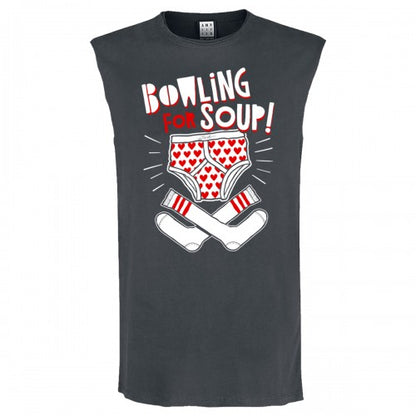 Front - Amplified Unisex Adult Pants And Socks Bowling For Soup Tank Top