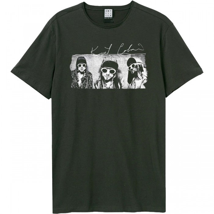 Front - Amplified Unisex Adult Frohmans Photos Kurt Cobain T-Shirt
