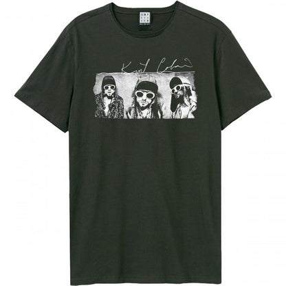 Front - Amplified Unisex Adult Frohmans Photos Kurt Cobain T-Shirt