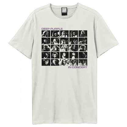 Front - Amplified Unisex Adult In Concert Deep Purple T-Shirt