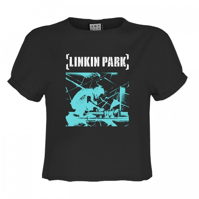 Front - Amplified Womens/Ladies Meteora Xray Linkin Park Crop Top
