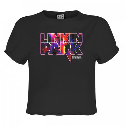 Front - Amplified Womens/Ladies New Divide Linkin Park Crop Top
