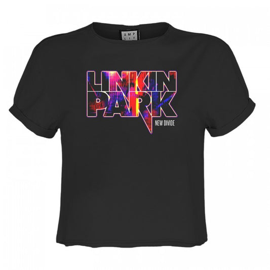 Front - Amplified Womens/Ladies New Divide Linkin Park Crop Top