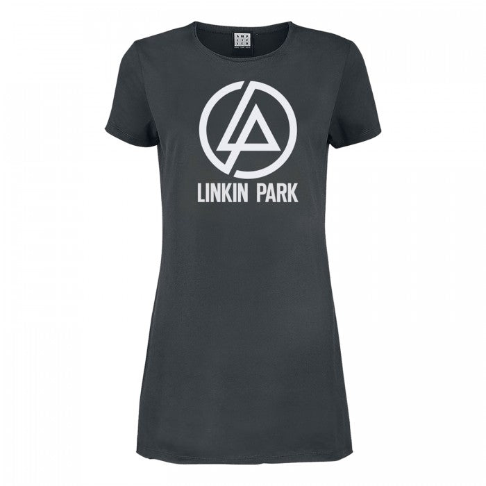 Front - Amplified Womens/Ladies Circle Logo Linkin Park T-Shirt Dress