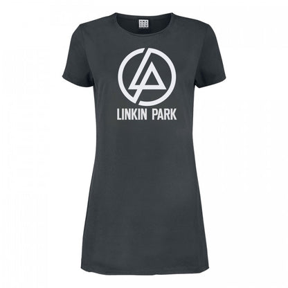 Front - Amplified Womens/Ladies Circle Logo Linkin Park T-Shirt Dress
