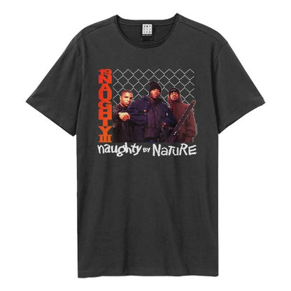 Front - Amplified Unisex Adult Hip Hop Hooray Naughty By Nature T-Shirt