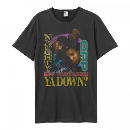 Front - Amplified Unisex Adult Hip Hop Hooray Naughty By Nature T-Shirt