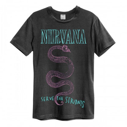 Front - Amplified Unisex Adult Serve The Servants Nirvana T-Shirt