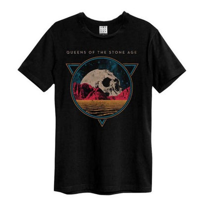 Front - Amplified Unisex Adult Skull Planet Queens Of The Stone Age T-Shirt