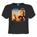 Front - Amplified Womens/Ladies Kiss The Dirt INXS Crop Top