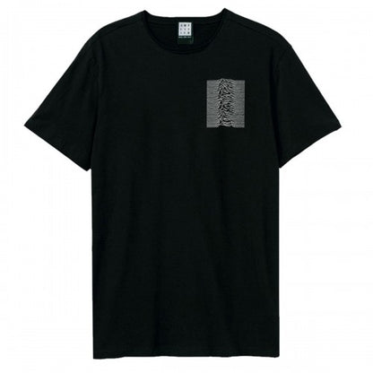 Front - Amplified Unisex Adult Pulsar Pocket Tracklist Joy Division T-Shirt
