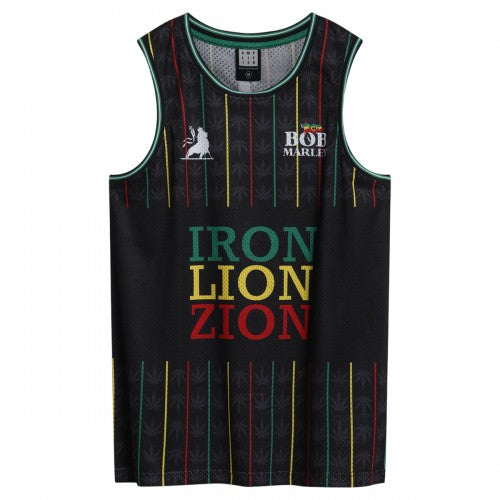 Front - Amplified Mens Destroyer Kiss Basketball Jersey