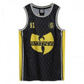 Front - Amplified Mens Cream Wu-Tang Clan Basketball Jersey