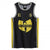 Front - Amplified Mens Cream Wu-Tang Clan Basketball Jersey