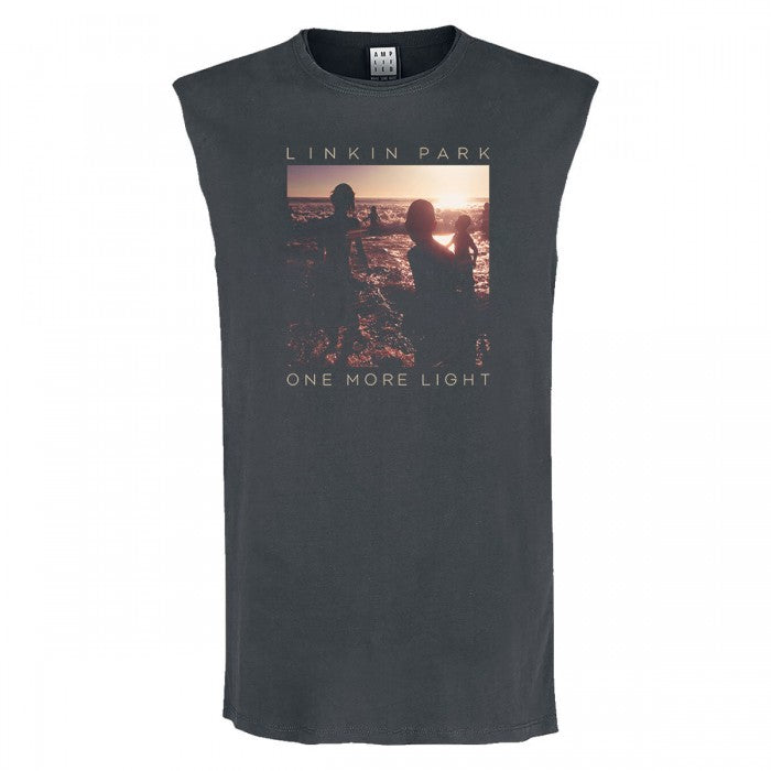 Front - Amplified Mens One More Light Linkin Park Sleeveless Tank Top