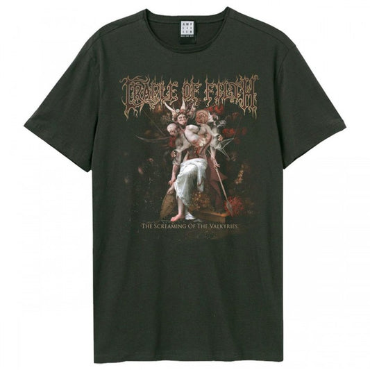 Front - Amplified Unisex Adult The Screaming Of The Valkyries Cradle Of Filth T-Shirt