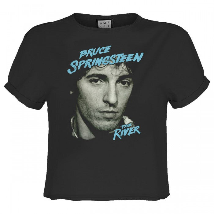 Front - Amplified Womens/Ladies The River Bruce Springsteen Crop Top